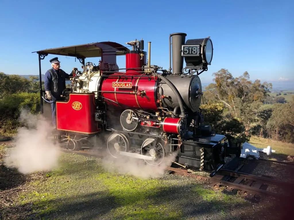 Steam museum and railway experience at Kerrisdale